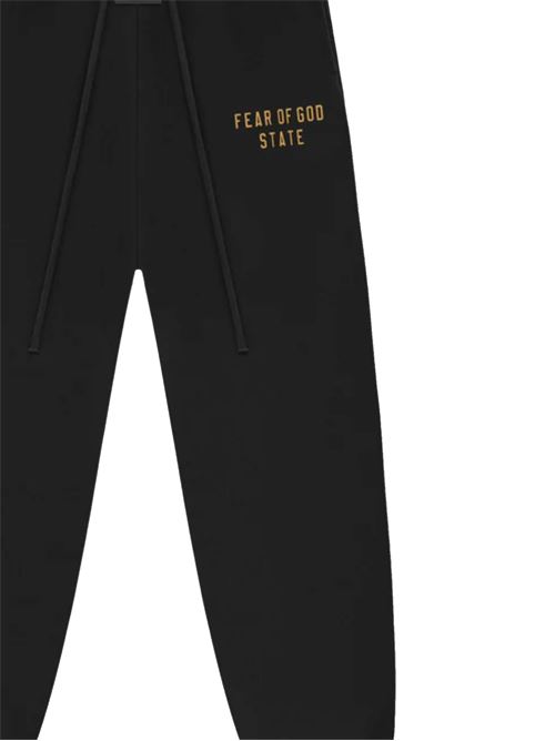 Pantaloni da tuta Essential  in pile nero FEAR OF GOD | 130BT242020FBLACK